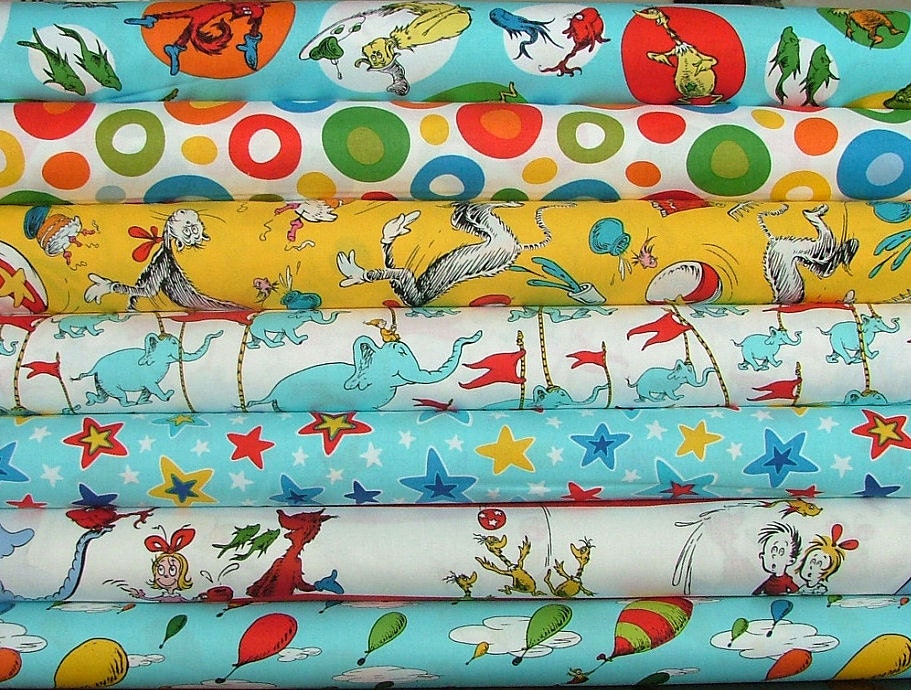 Fat Quarter Bundle of Dr. Seuss Enterprises by Robert Kaufman