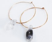 Crystal Hoop Earrings