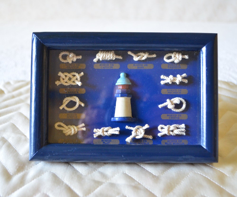 FRENCH Knots Shadow frame box Light house