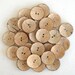 100 Large Size 38 mm Coconut Shell Buttons