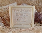 FREE SHIPPING w/a item - Lavender Oatmeal Soap - Large Bar, All Natural Soap, Handmade Soap