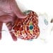 Heart Ornament 3D mosaic Garden Home Decoration Romantic Red Teal Orange