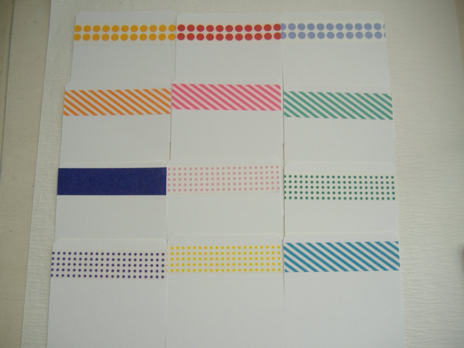 Journal Cards. Project Life Journal Cards (inspired).  3 x 4 journal cards. Journaling Spot.Washi tape journal cards.Mix and Match.