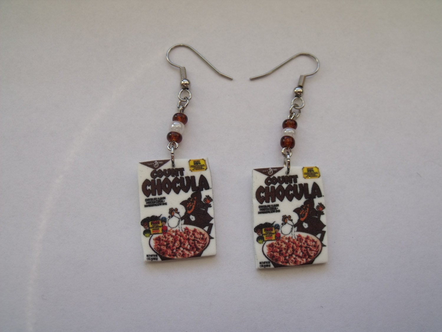 SALE- Count Chocula Earrings Version 1