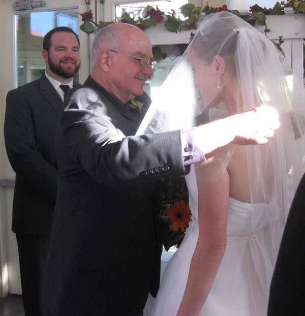 Wedding Veil Blusher & Fingertip Length