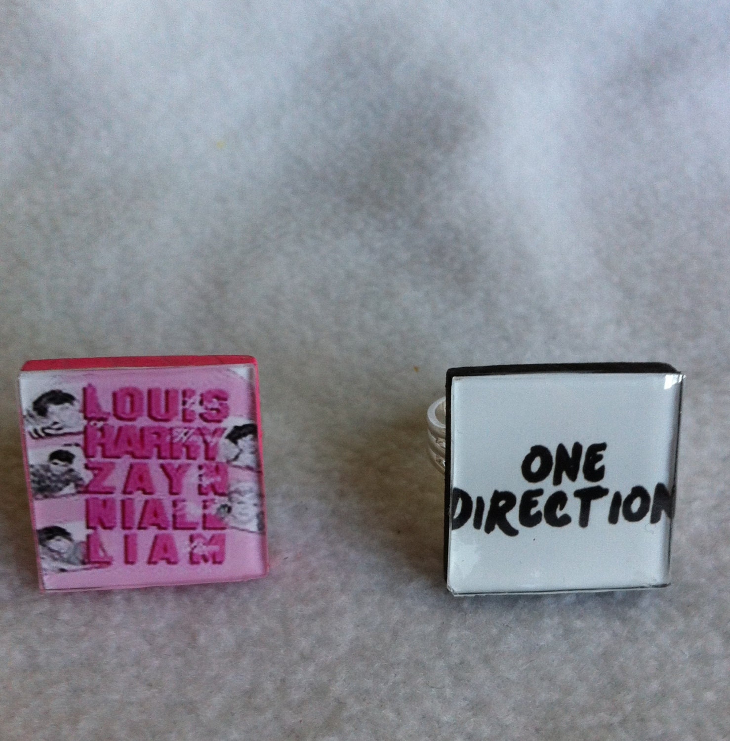 Wood base adjustable One direction character ring