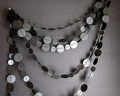 Black Garland - Shimmer Black Party Garland - Black Decoration - New Years Garland - Festive Garland