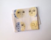Moon Phases Silk Scarf