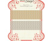 Metallic Bakers Twine DIY Shop Crate Paper