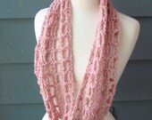 McKenna Infinity Scarf, Cowl, Spring/Summer Fashion, Gift for Her - Rosey Cheeks (05/13/0)