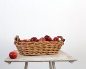 Vintage Basket / Woven table top basket