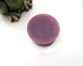 SHAVING SOAP, Kaolin Clay, For Her, Scented in Bergamot and African Violet, Vegetable Based, Handmade