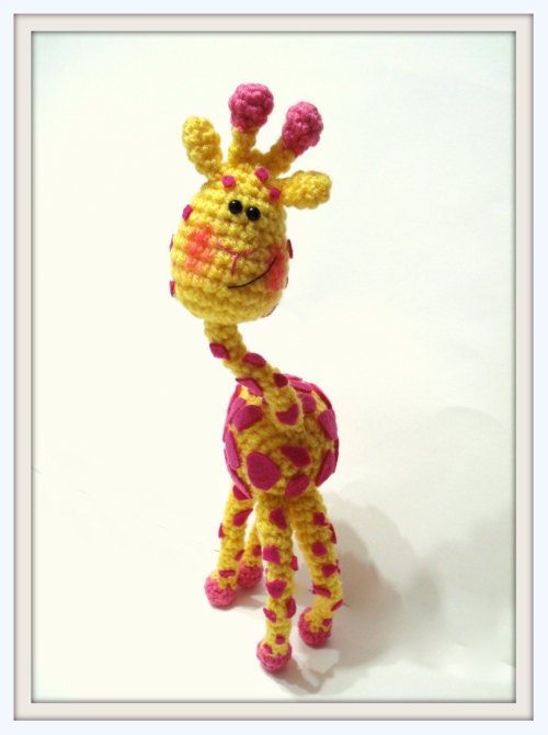 Pattern - INSTANT DOWNLOAD, Crochet Pattern, Amigurumi Giraffe Pattern, Crochet Giraffe, Toy Pattern, Amigurumi Pattern, Tutorial