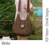 Purse PDF pattern INSTANT DOWNLOAD Handbag sewing tutorial - "Bella", handmade floral handbag, tote or shoulder bag