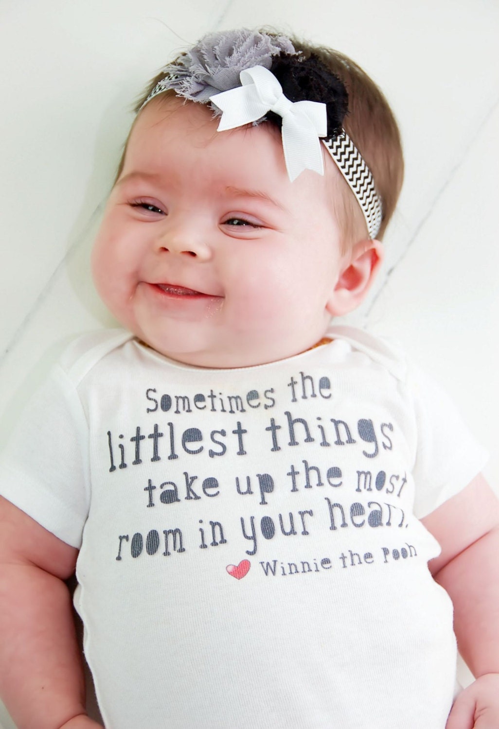 Sometimes The Littlest Things Take Up The Most Room In Your Heart - Winnie the Pooh Inspired ONESIE - Toddler Tee also available