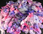 Maco Merino fleece, very soft, hand painted fiber for spinning and felting, 4.4 oz