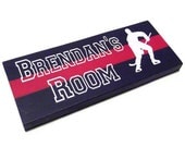 Hockey Room Decor - Custom Name Sign