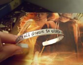 God Knows Were All Drawn To Whats Beautiful And Broken Cassandra Clare Mortal Instruments Hand Stamped Isabelle Lightwood Quote Bracelet