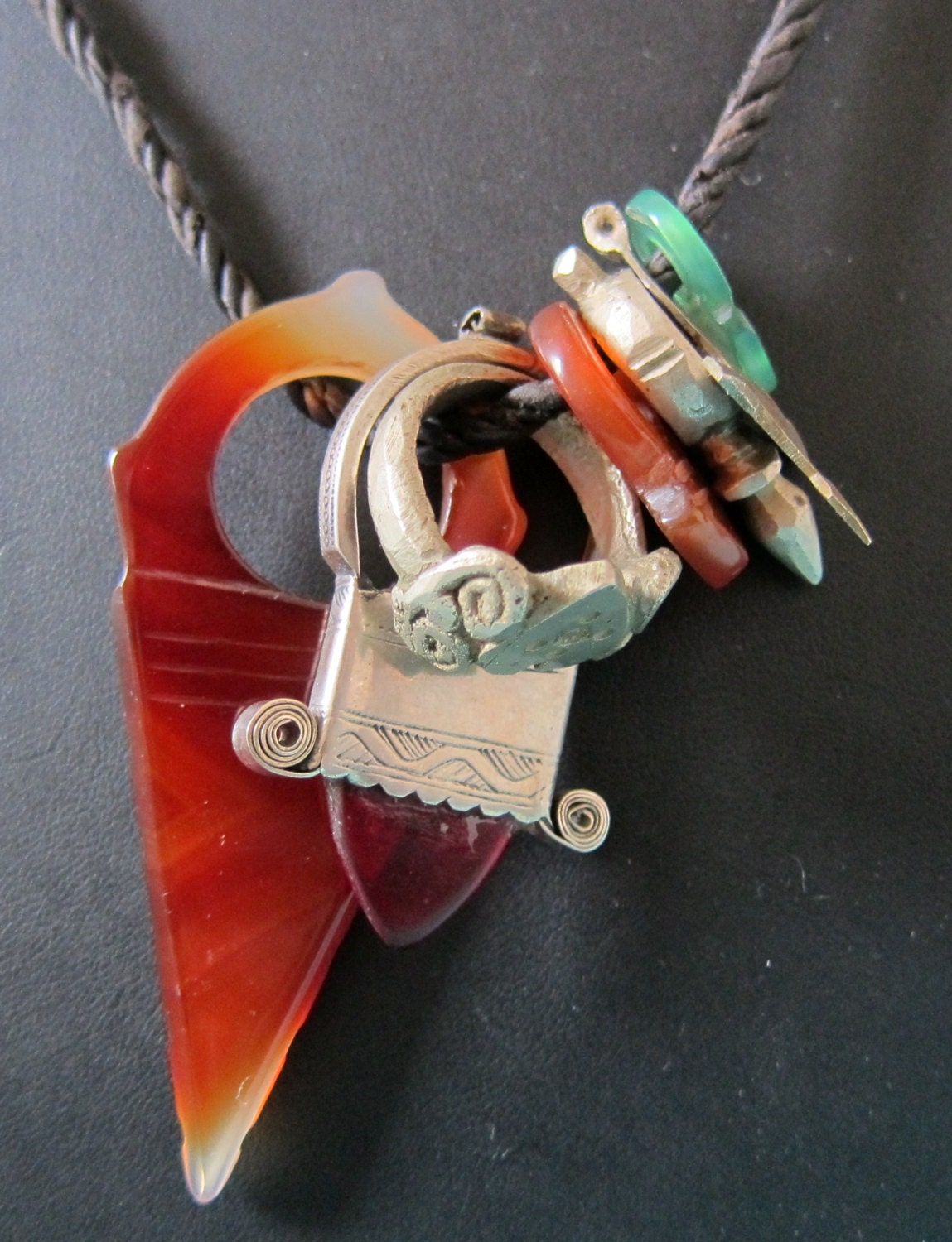 Tuareg  AgathTelhakimt or Tanfouk, Agadez Cross, Ingall, Old African Ring & Zinder pieces