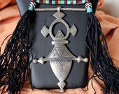 Huge Tuareg Compass Cross of Agadez Both sides decorated
