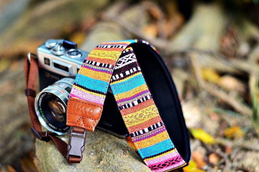 Native Village Camera Strap suits for DSLR / SLR with Quick Release Buckles