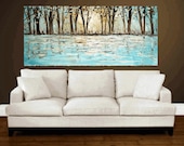 DREAMS 48 " Painting original  painting Impasto super thick textured from Jolina,,fantastic style,unique oil painting