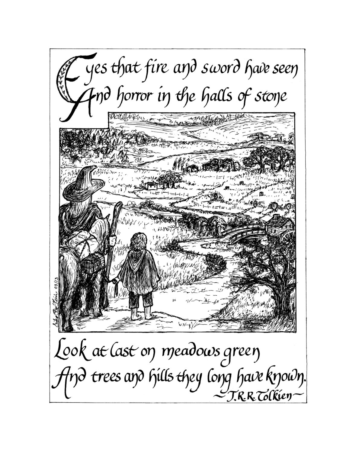Return to the Shire art print