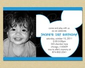 Mickey Mouse Blow Birthday Invitation (With or Without Polka Dots) Il_170x135