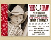Boy Western Birthday Invitation - Any Age - Customize Wording - Matching Coordinates Available Il_170x135