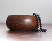 Vintage Wood Teak Bowl