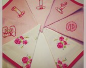 Bespoke Personalised Girls Bunting - perfect for a new baby gift - hand stitched