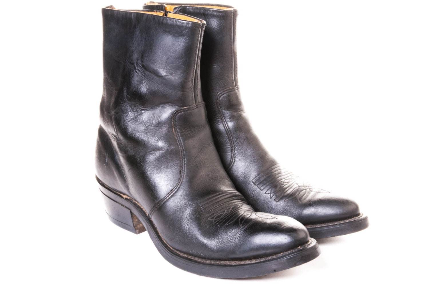 Short Mens Cowboy Boot 8D