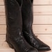 Vintage black Code West cowboy boots size 7M