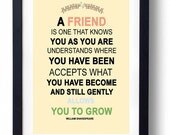 Gift for a Sister, Best Friend, Inspirational Life Saying Sister Quote, Best Friend Quote, Personalized Birthday Gift