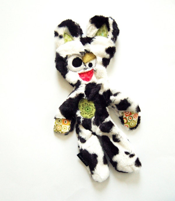 Stuffing & Squeaker Free Snuggly Fugly Dog Toy with Secret Heart Fortune - Downboy by Fugly Friends