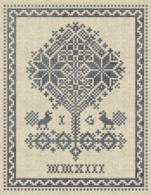 Tree of Life - Instant Download PDF cross-stitch pattern