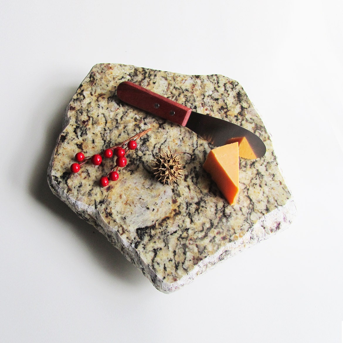 Lovely Speckled Granite Cheese Board