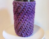Mason Jar Cozy Grape Hyacinth Purple PINT and HALF SIZE 24 oz. Tea Cozy, Coffee Sleeve Mothers Day Gift, Teacher Gift, Thinking of You Gift