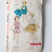 Vintage child's skirt, blouse and shorts size 2, Simplicity 4264