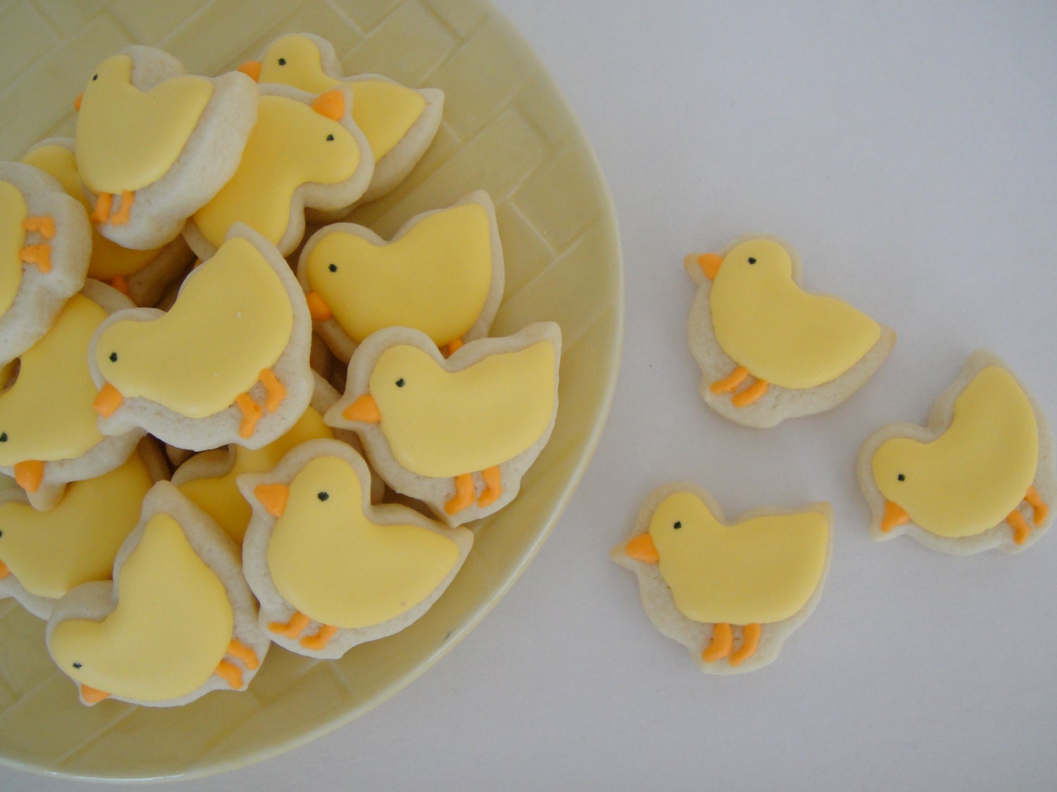 Baby Chicks Iced Sugar Cookies - Oh So Small - Mini (3 Dozen)