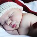 Christmas Red Alpaca Santa Elf Newborn Photo Prop Hat and Diaper Cover Set