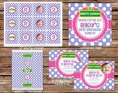 Custom Printable Abby Cadabby Inspired Birthday Party Package