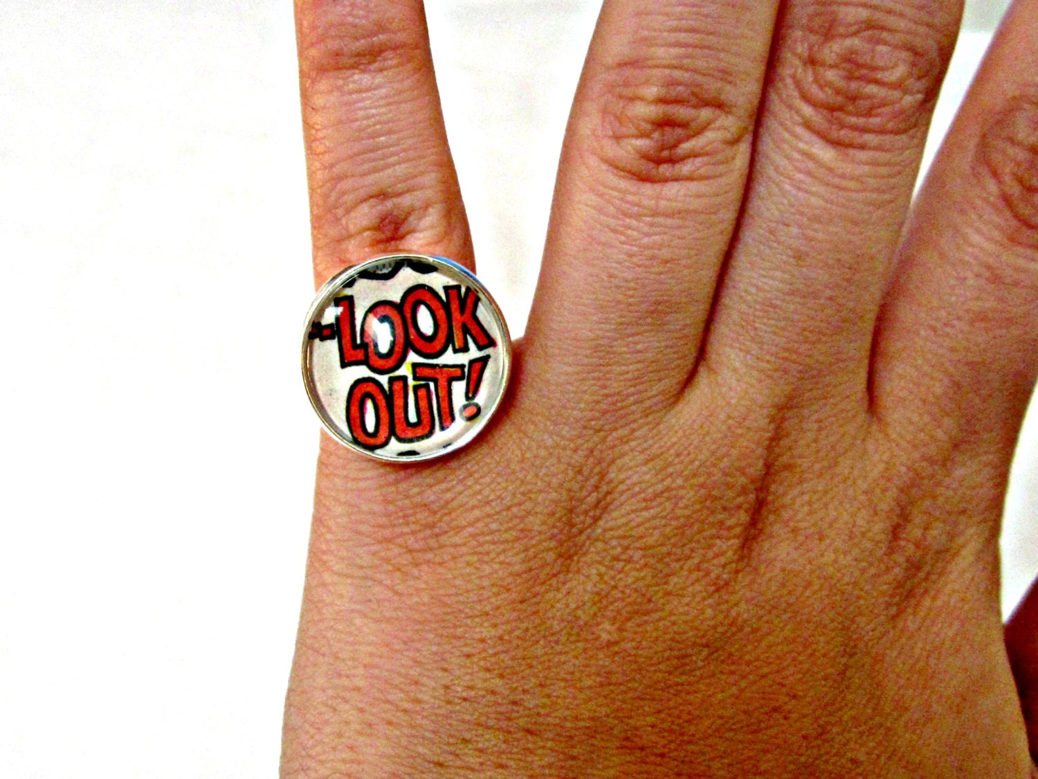 Comic Ring--CUSTOM ORDER--Character of Your Choice