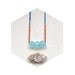 HALF OFF Meridian Necklace - Recycled Glass with Hand-cut Copper and Leather