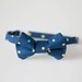 Toddler Bow Tie - Navy with Polka Dots - Boys Bowtie
