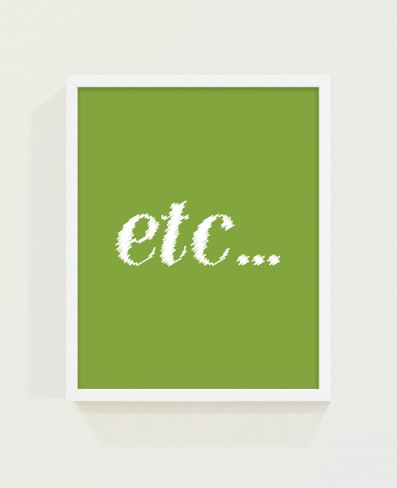 Etc... Scribble Print - 8" x 10" Il_570xn