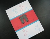 Graduation Card, Congratulations Card, L'Arc de Triomphe, Congrats on Your New Job