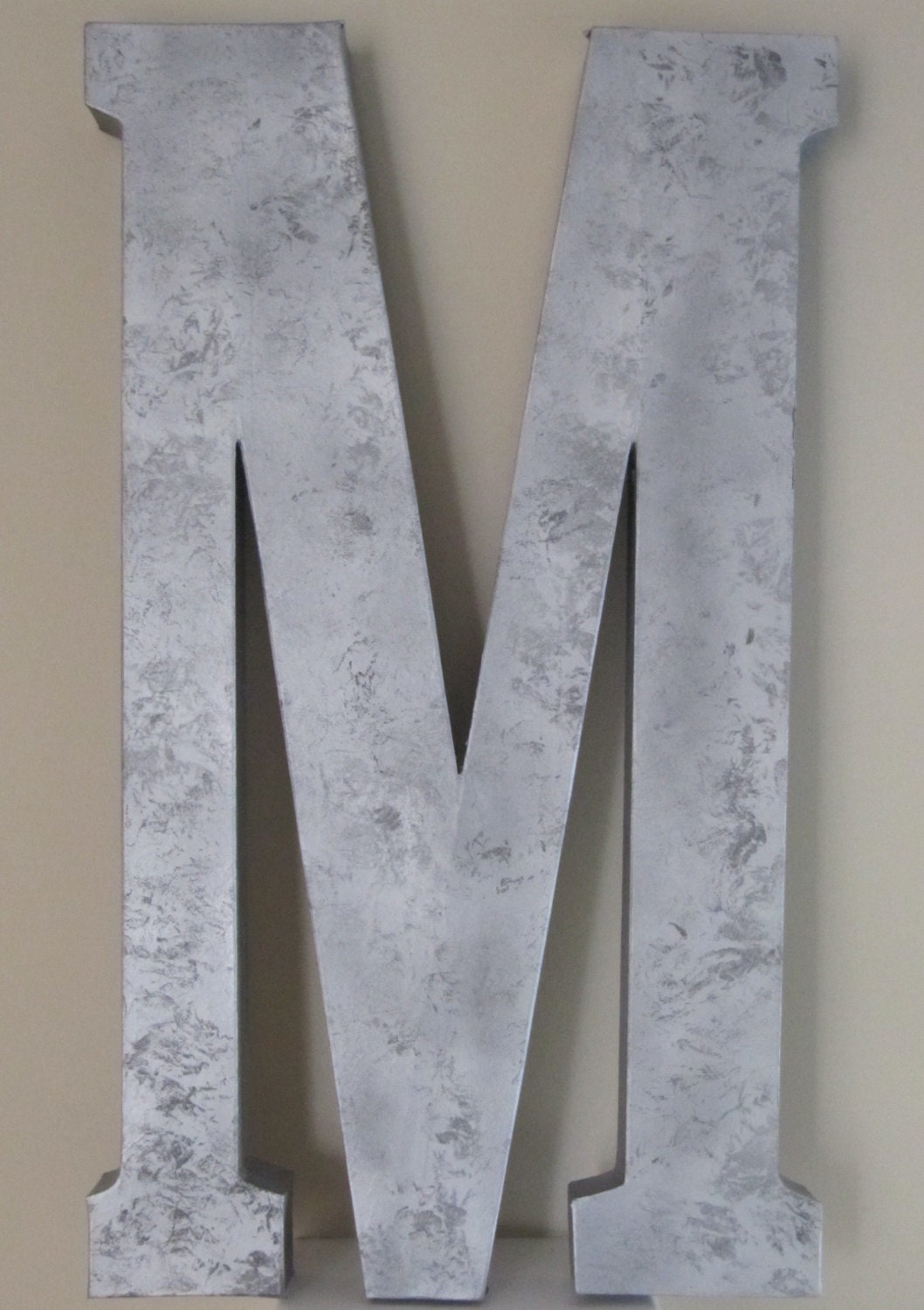 Extra Large Anthropologie faux zinc letters for home decor-23.5 inch