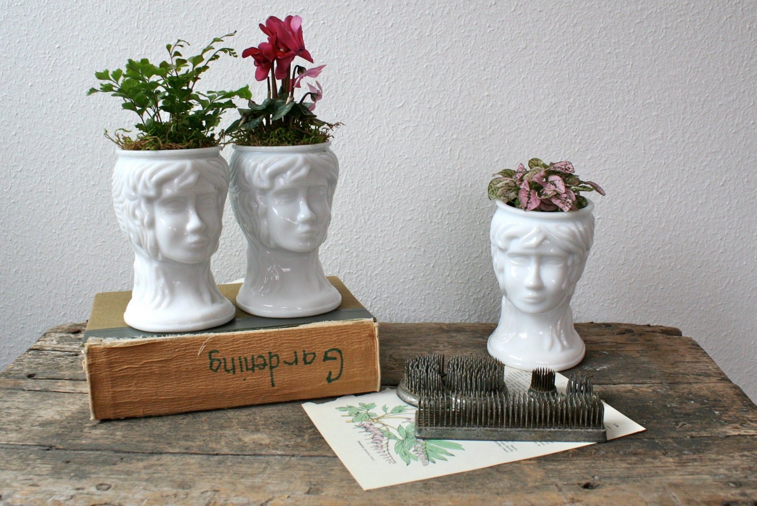 vintage Metal Flower Frogs