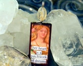 Her Heart is a Patchwork of Dreams -- A Crystal Magick Glamourkin Pendant